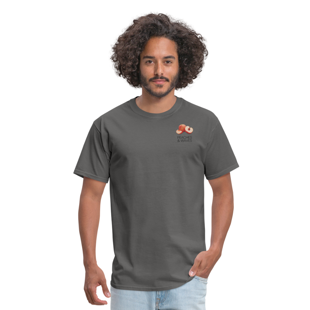 Peaches 'n' Waves Unisex Classic T-Shirt - charcoal
