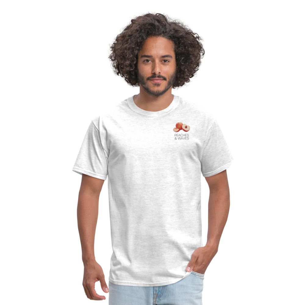 Peaches 'n' Waves Unisex Classic T-Shirt - light heather gray