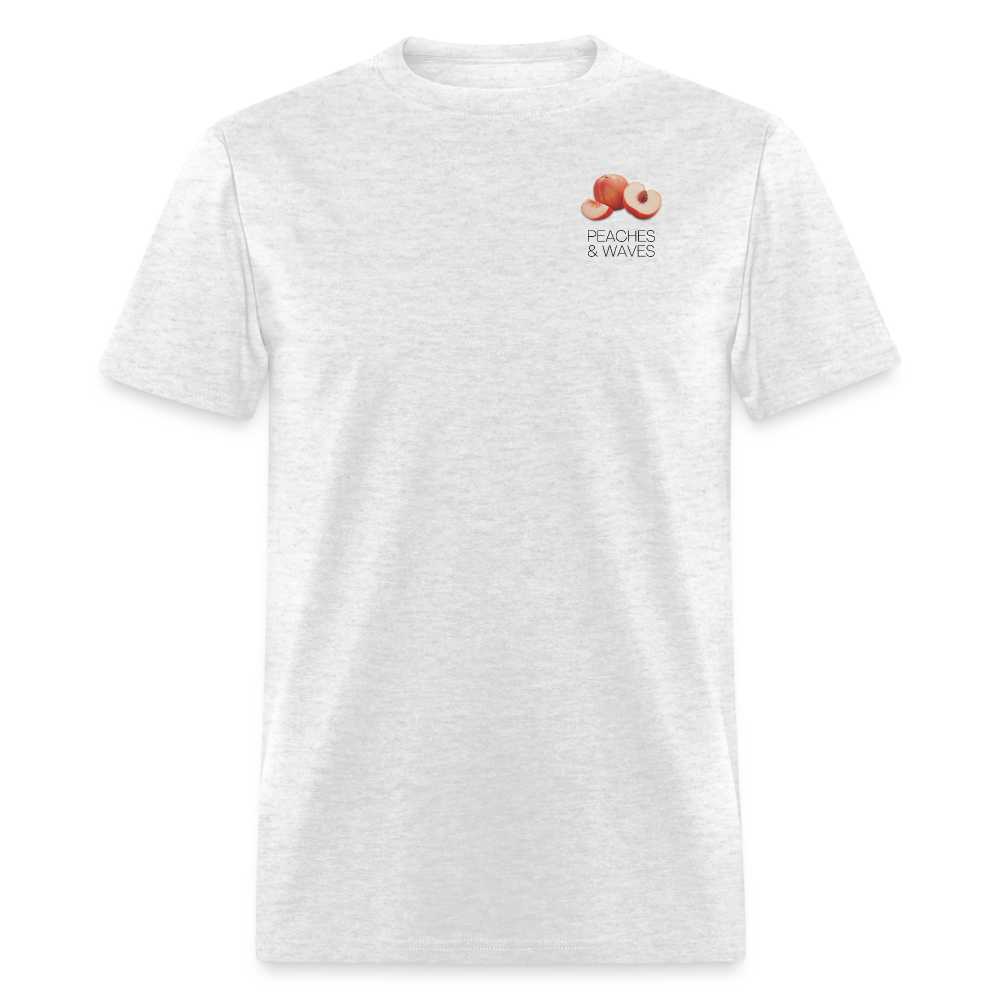 Peaches 'n' Waves Unisex Classic T-Shirt - light heather gray