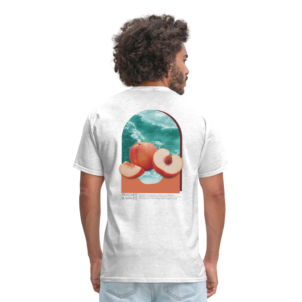 Peaches 'n' Waves Unisex Classic T-Shirt - light heather gray