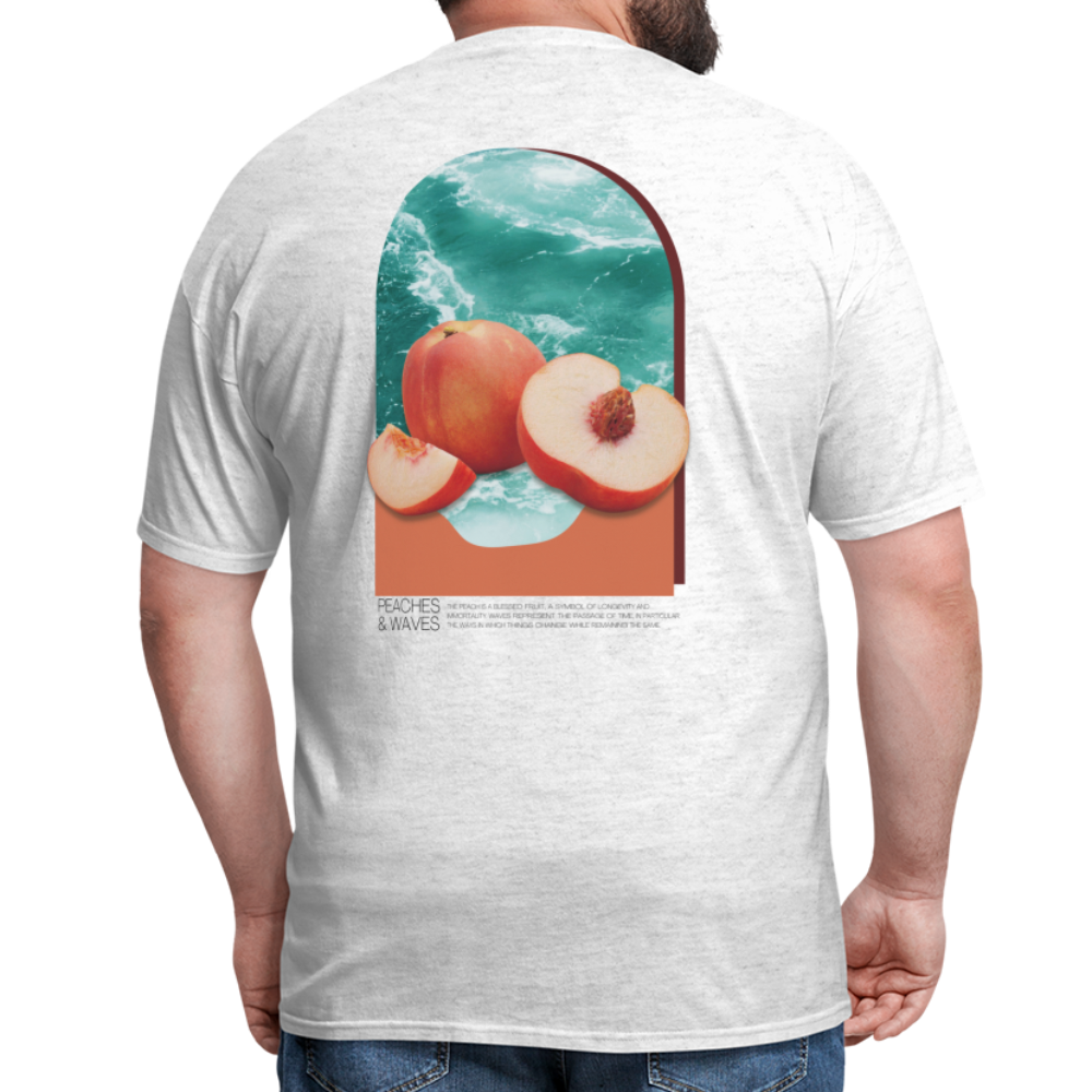Peaches 'n' Waves Unisex Classic T-Shirt - light heather gray