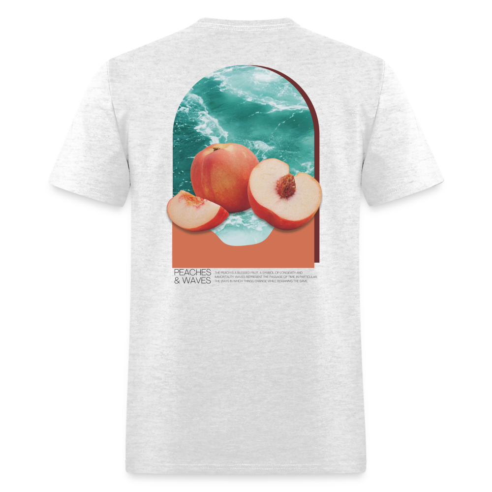 Peaches 'n' Waves Unisex Classic T-Shirt - light heather gray