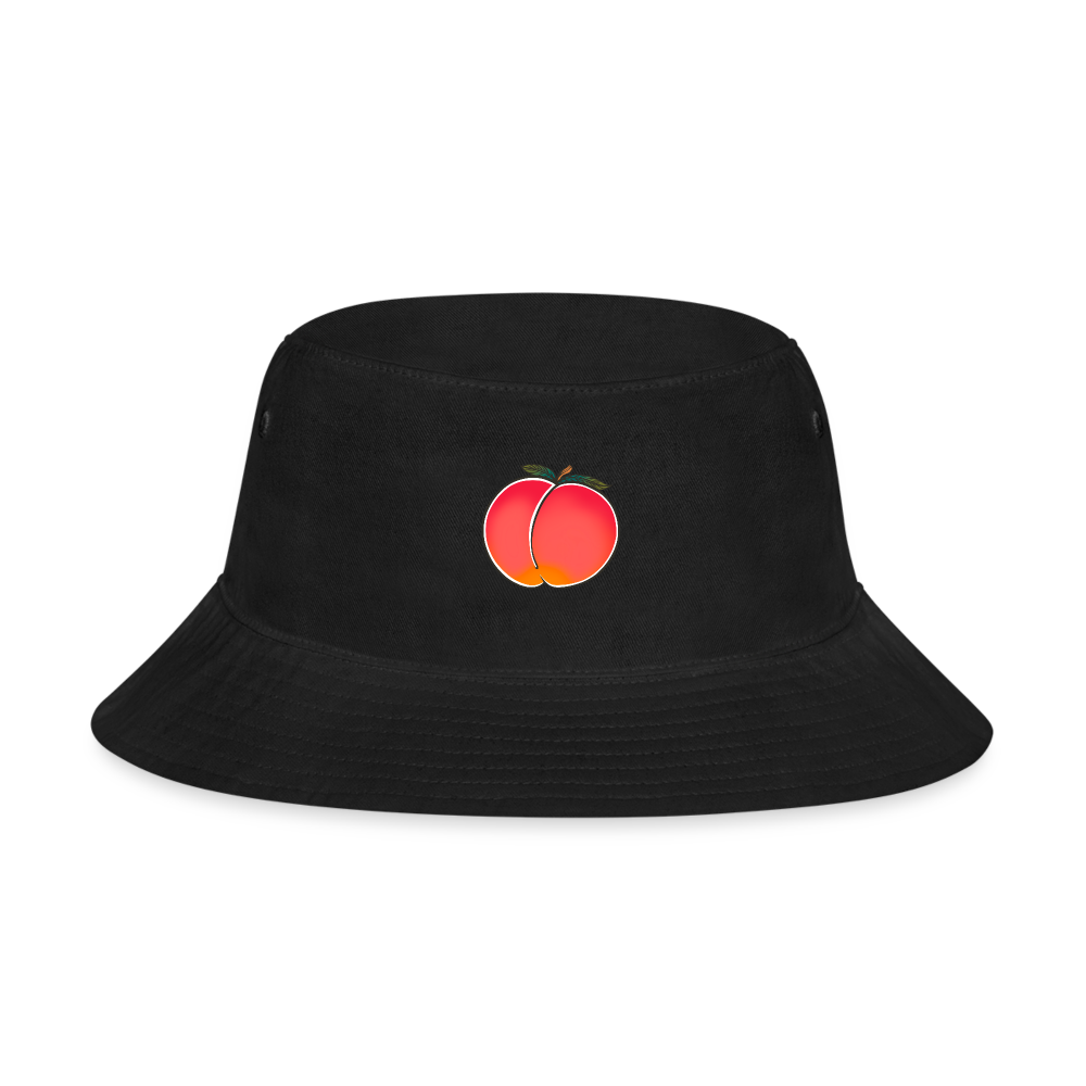 Peach Bucket Hat - black
