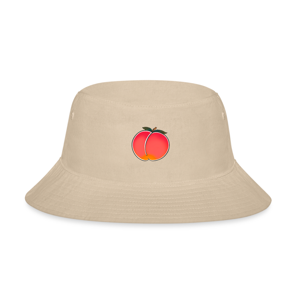 Peach Bucket Hat - cream