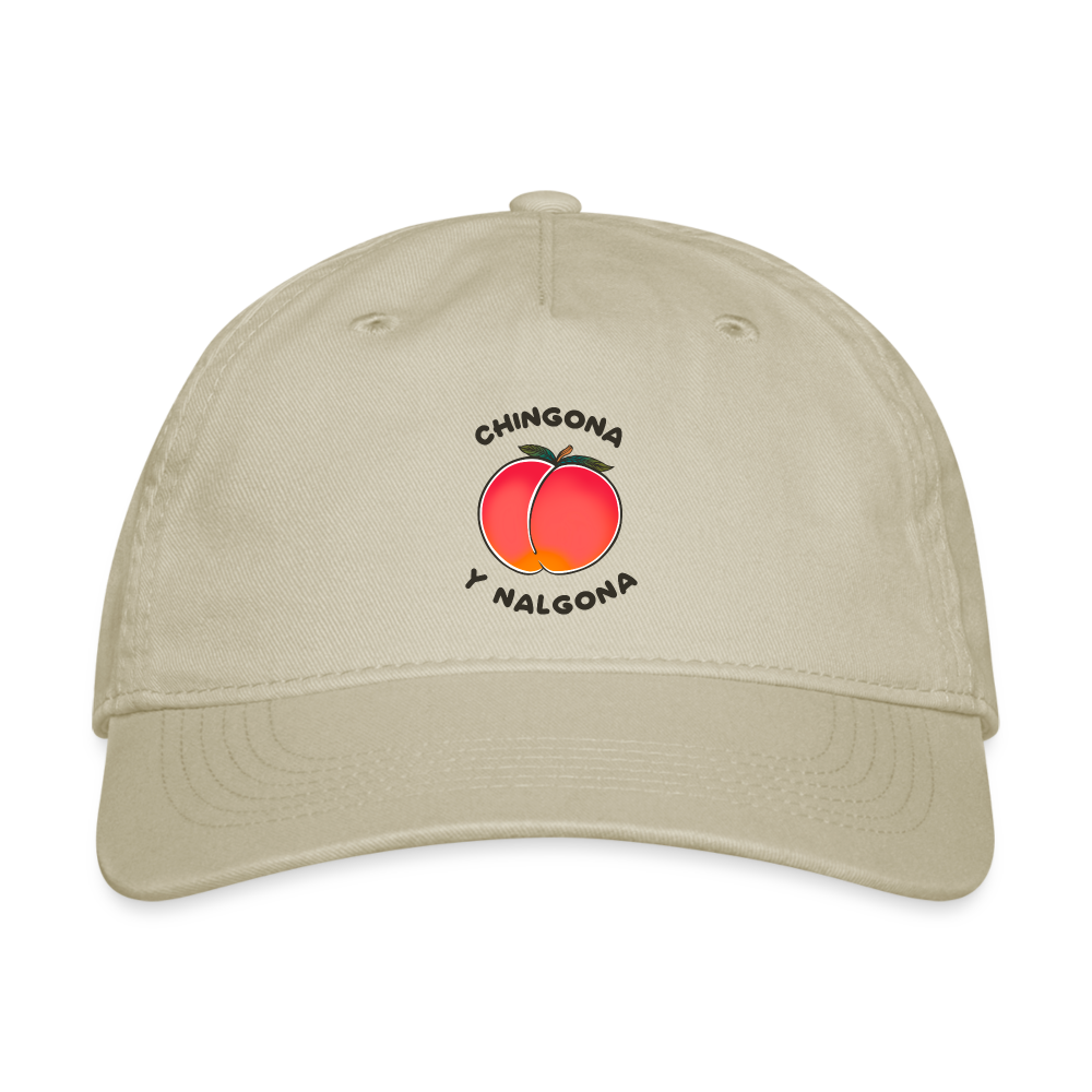 Chingona y Nalgona Organic Baseball Cap - khaki